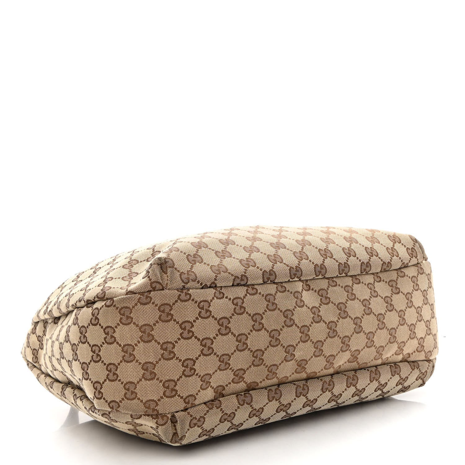 Gucci Monogram Large New Ladies Web Hobo Dark Brown 4 of 11