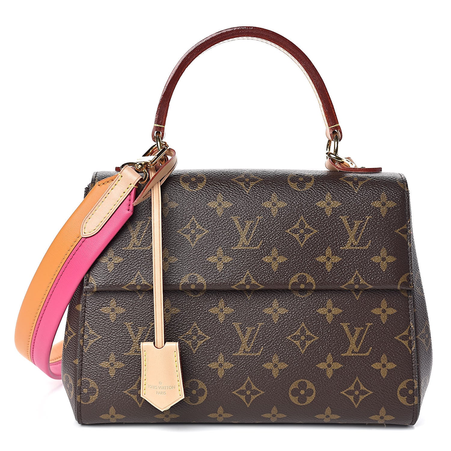 Louis Vuitton Monogram Cluny BB Hot Pink Safran Imperial 1 of 9