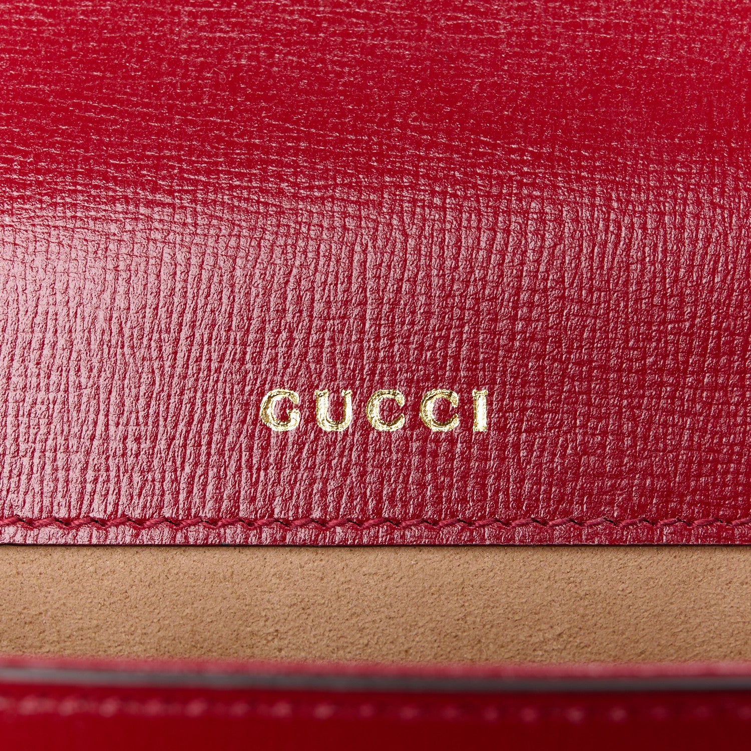 Gucci Azalea Calfskin Web Monochrome Horsebit 1955 Shoulder Bag New Cherry Red 6 of 12