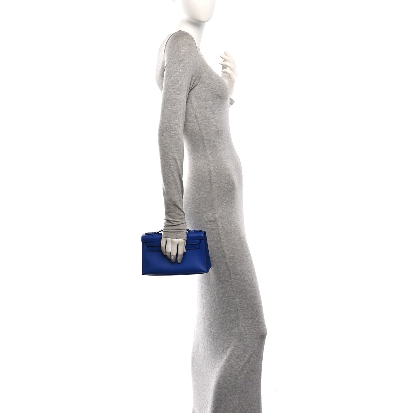 Swift Kelly Pochette Clutch Bleu Electrique