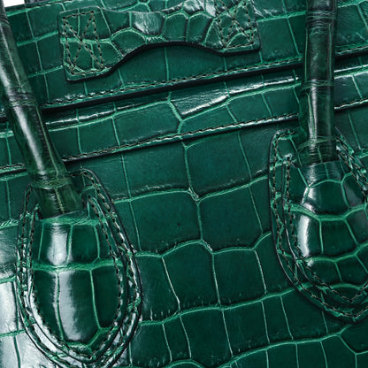 Celine Crocodile Micro Luggage Green 11 of 12
