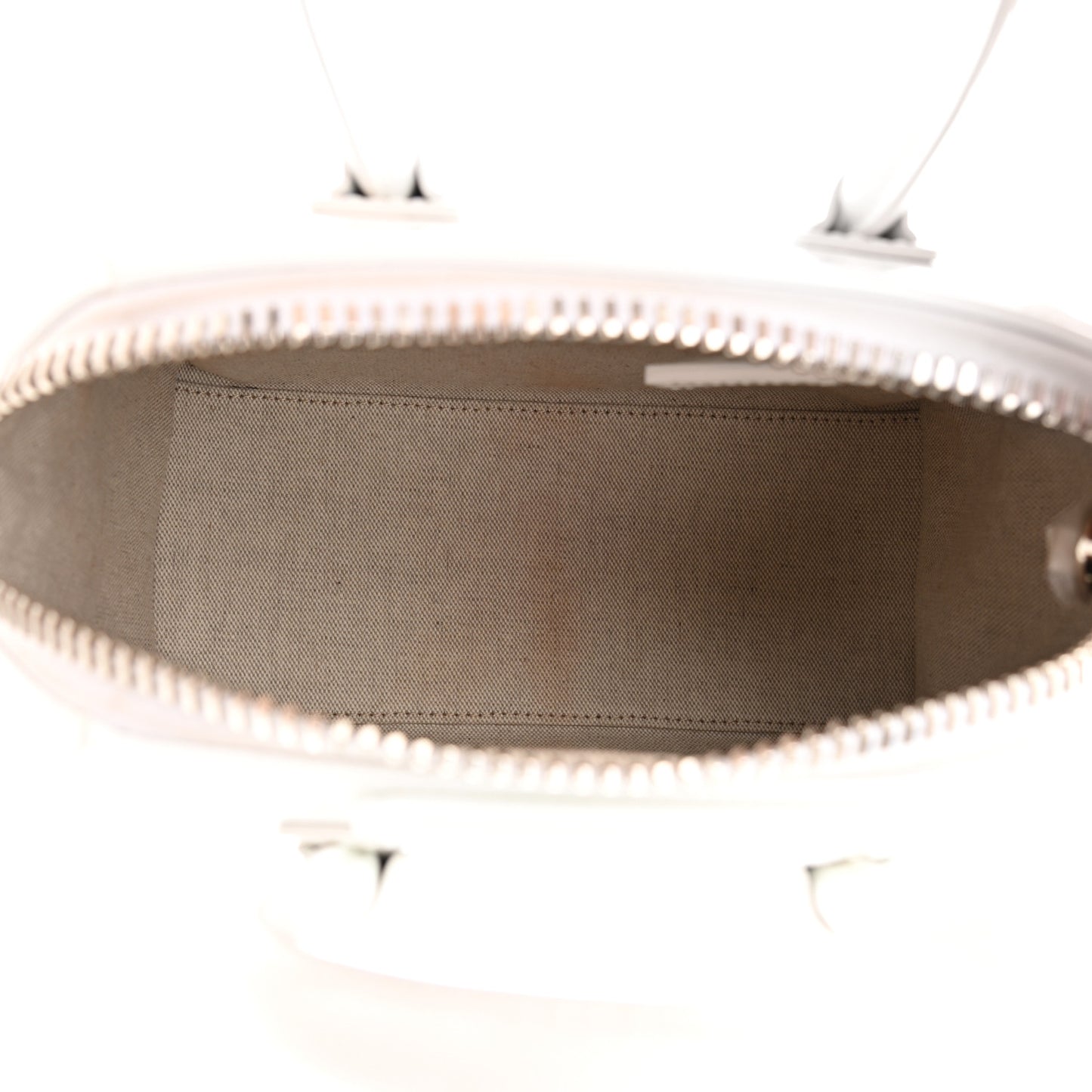 Patent Calfskin Perforated Mini 4G Antigona Ivory