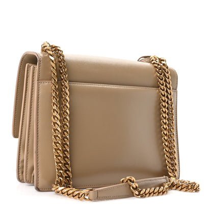 Saint Laurent Calfskin Medium Monogram Sunset Dark Beige 3 of 10