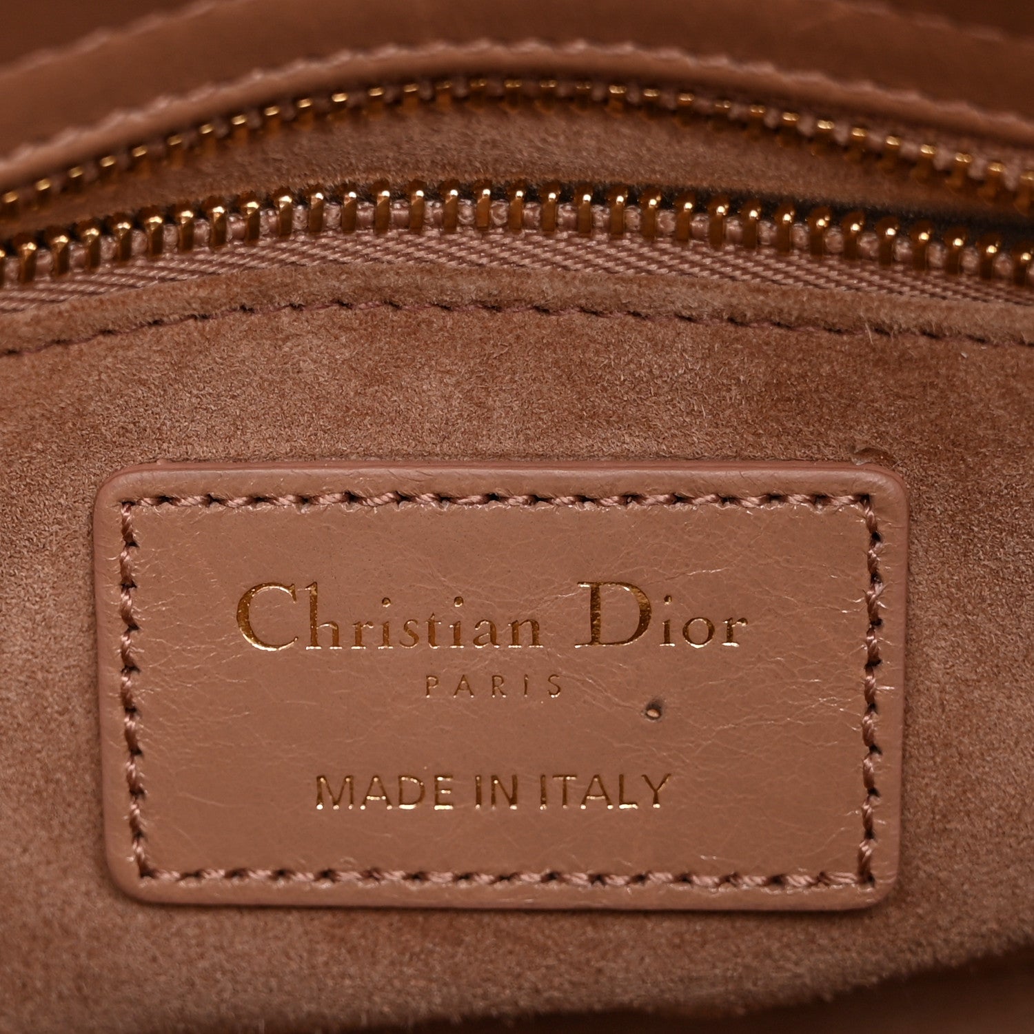Christian Dior Lambskin Gathered Mini Lady Dior Fard 6 of 12