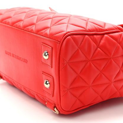 Mulberry Nappa Quilted Medium Cara Delevingne Convertible Bag Red 8 of 8