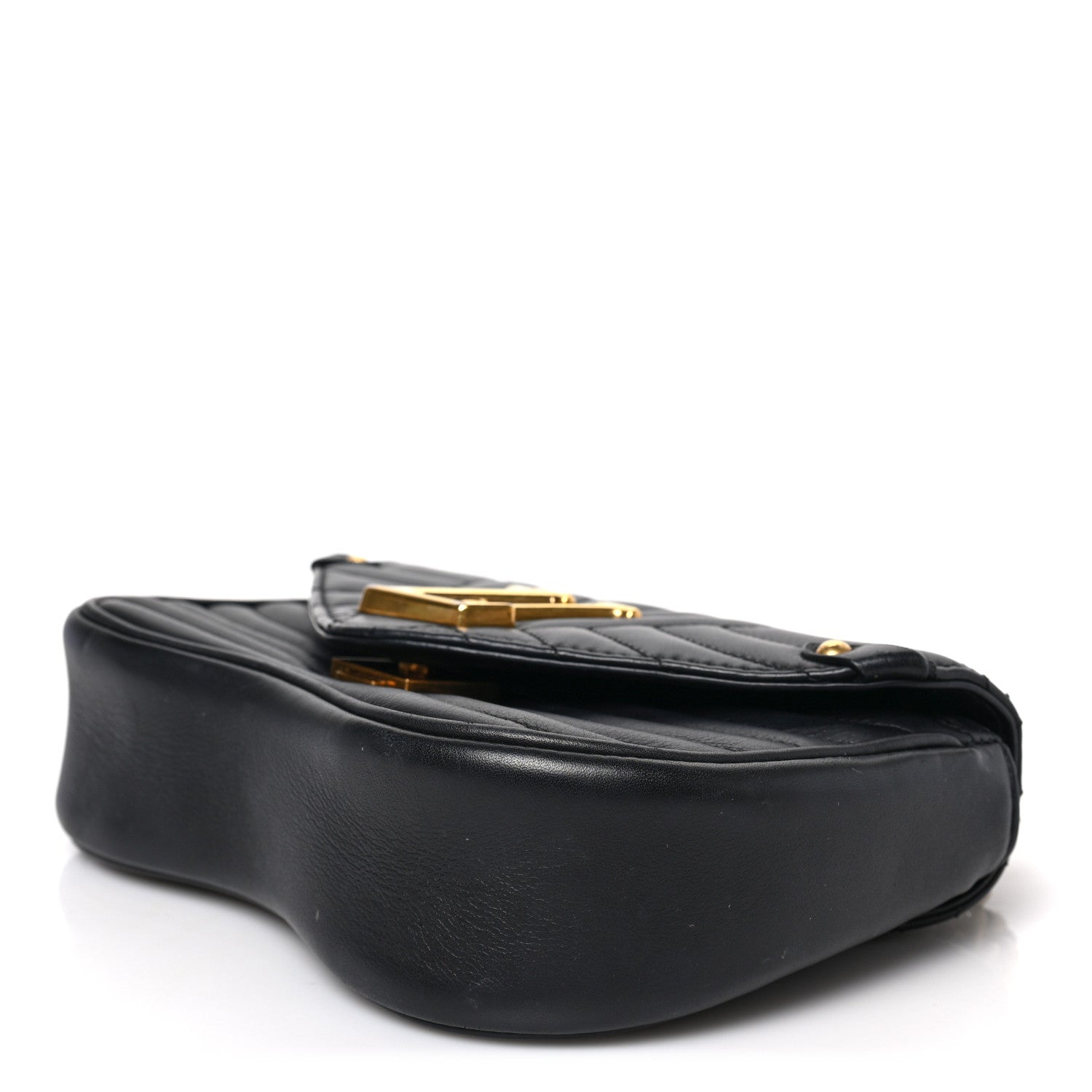 Louis Vuitton Calfskin New Wave Chain MM Black 8 of 8