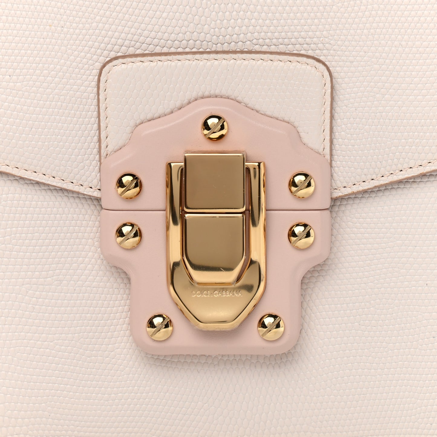 Iguana Calfskin Embossed Lucia Satchel Pink