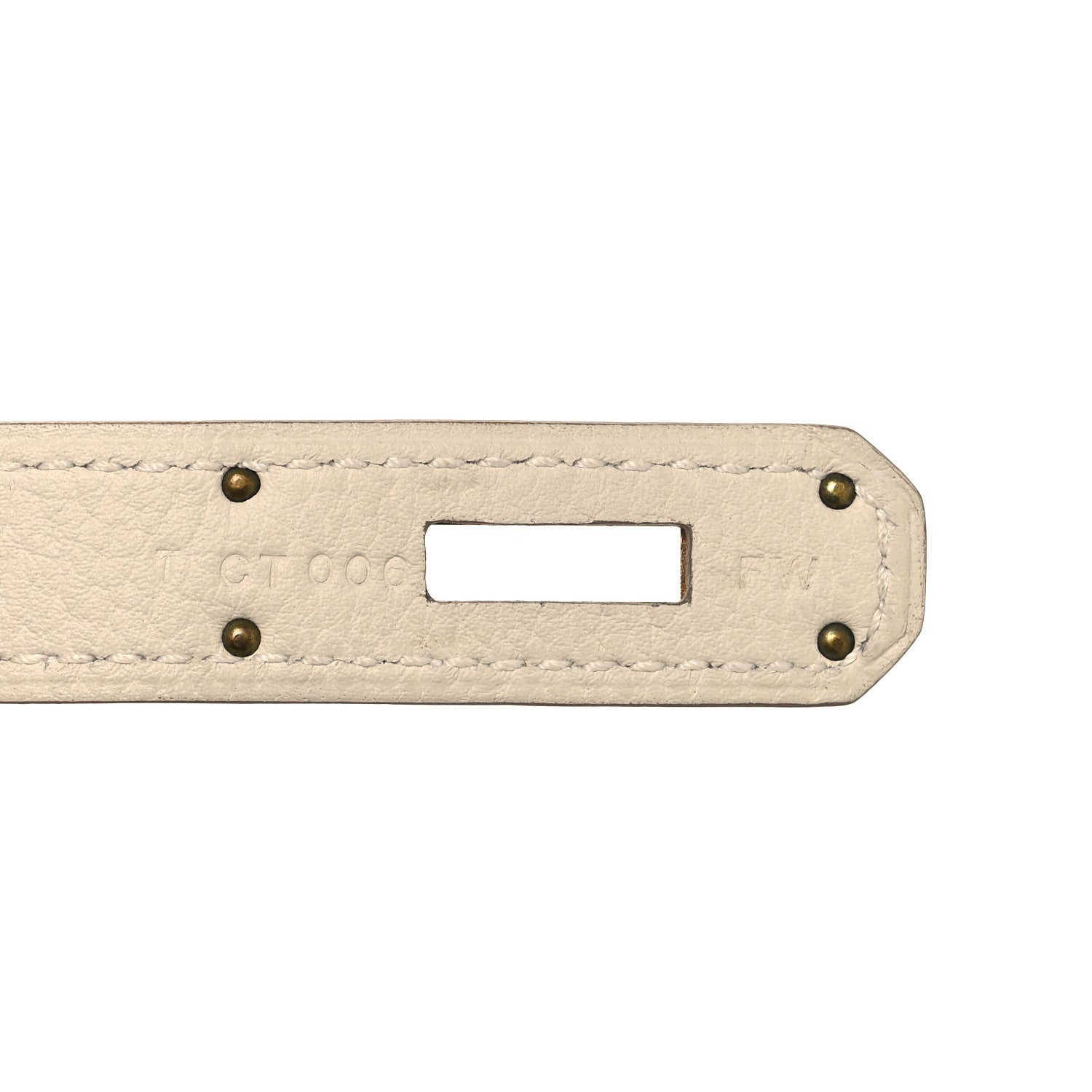Hermes Togo Kelly Retourne 32 Craie 6 of 10