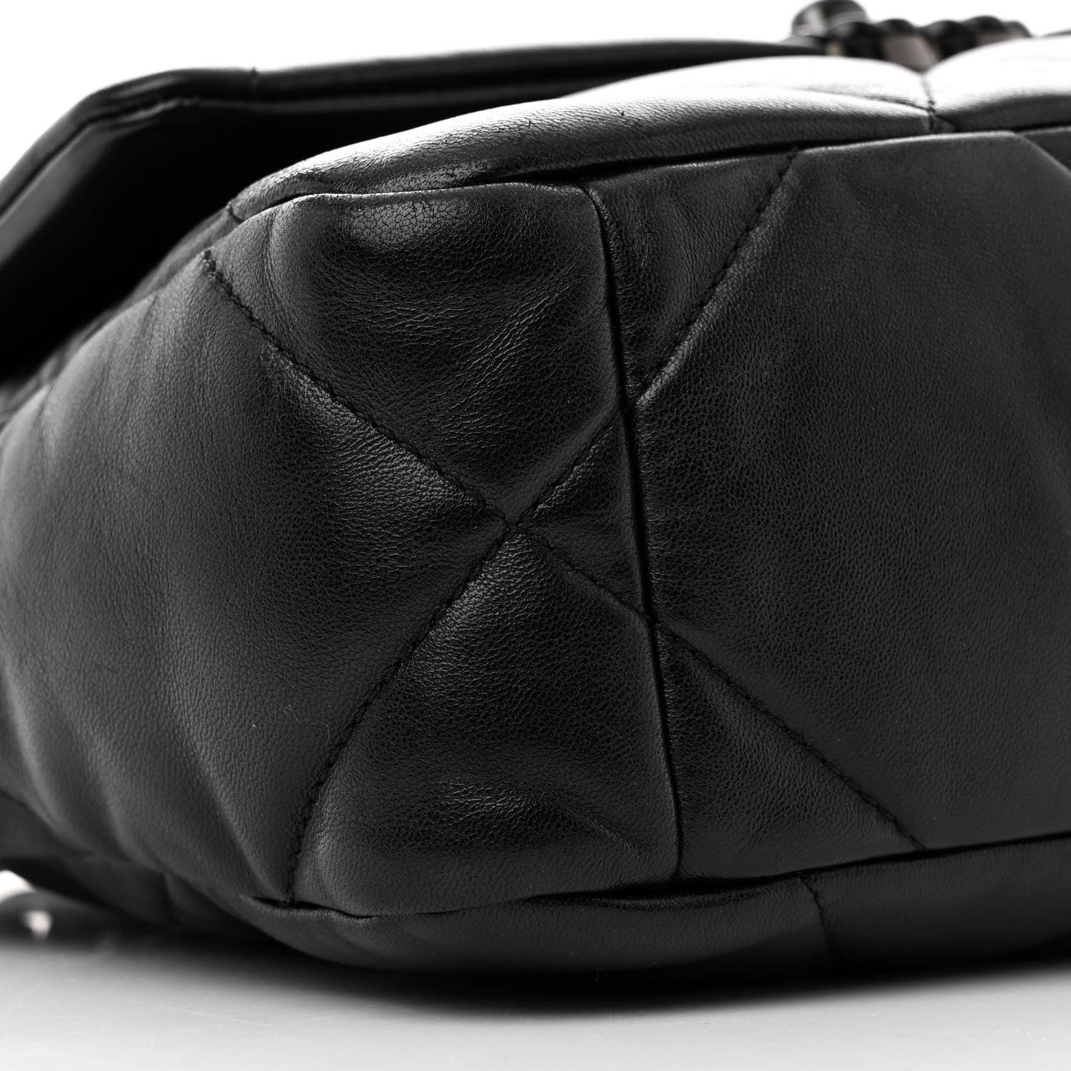 Chanel Lambskin Quilted Medium Chanel 19 Flap So Black 9 of 10