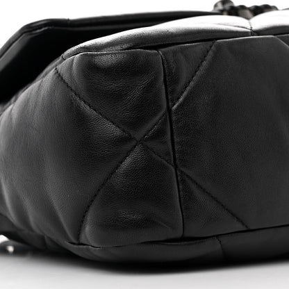 Chanel Lambskin Quilted Medium Chanel 19 Flap So Black 9 of 10