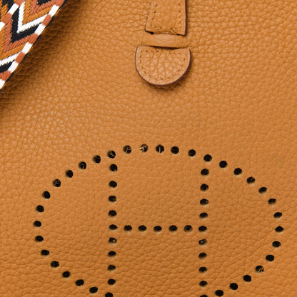 Hermes Taurillon Clemence Allegro Evelyne TPM Sesame 12 of 13