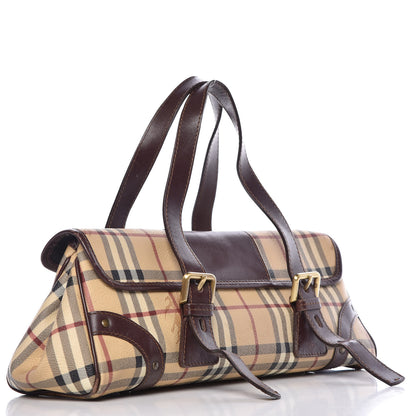 Burberry Haymarket Check Buckle Satchel 3 of 30