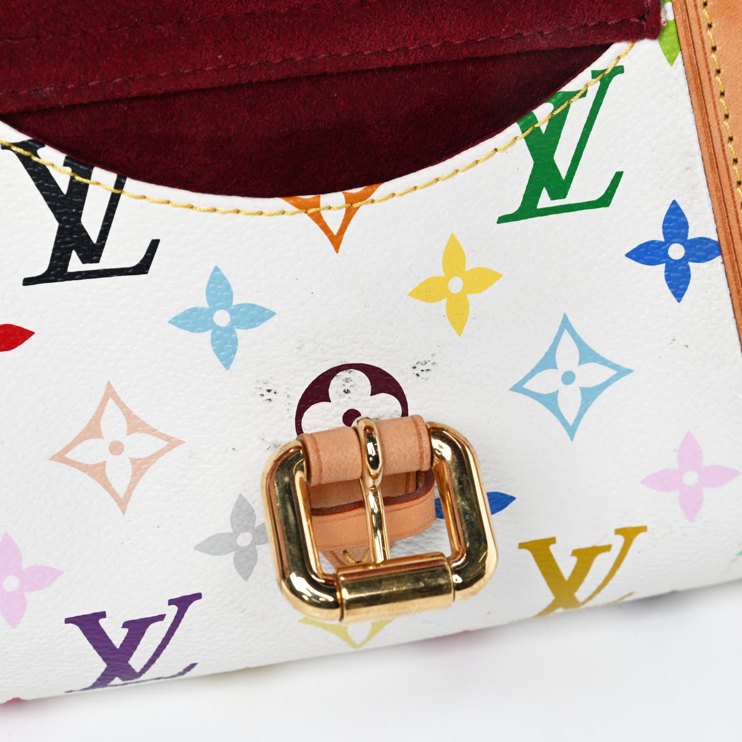 Louis Vuitton Monogram Multicolor Priscilla White 18 of 20