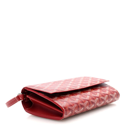 Goyard Goyardine Varenne Continental Wallet Red 4 of 9