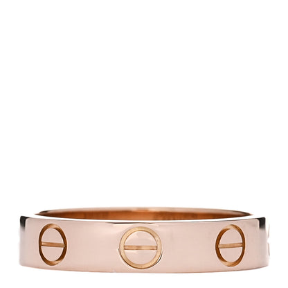 Cartier 18K Pink Gold 3.5mm LOVE Wedding Band Ring 48 4.5 3 of 4
