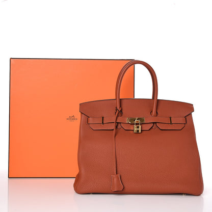 Hermes Togo Birkin 35 Cuivre 26 of 26
