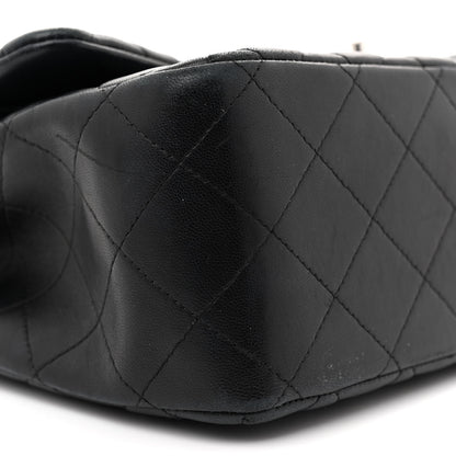 Chanel Lambskin Quilted Jumbo Double Flap Black 9 of 16