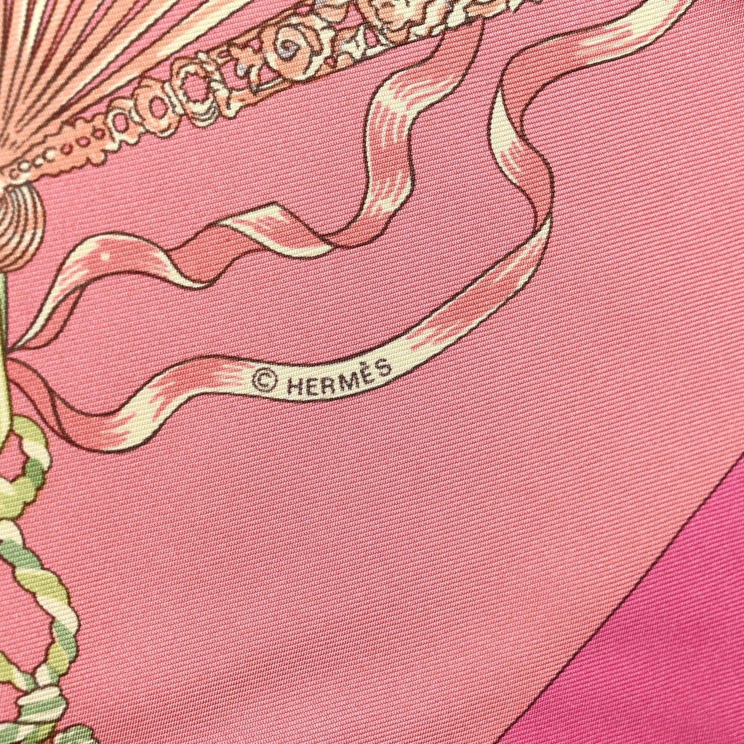 Hermes Silk Mon Ami Pierrot Scarf 90 3 of 4