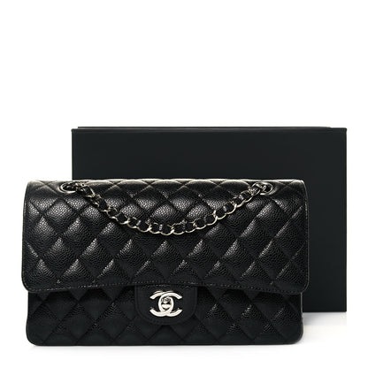 Chanel Caviar Quilted Medium Double Flap Black 14 of 14