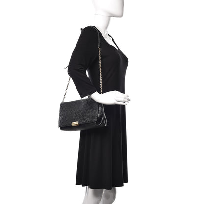Burberry Signature Grain Medium Mildenhall Crossbody Bag Black 2 of 10
