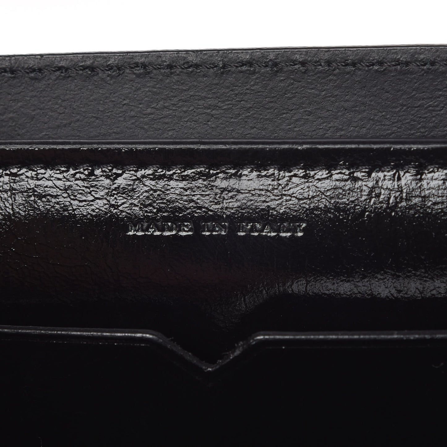 Soft Calfskin Small Banner Tote Black