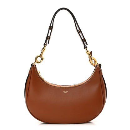 Celine Smooth Calfskin Medium Strap Ava Shoulder Bag Tan 1 of 9