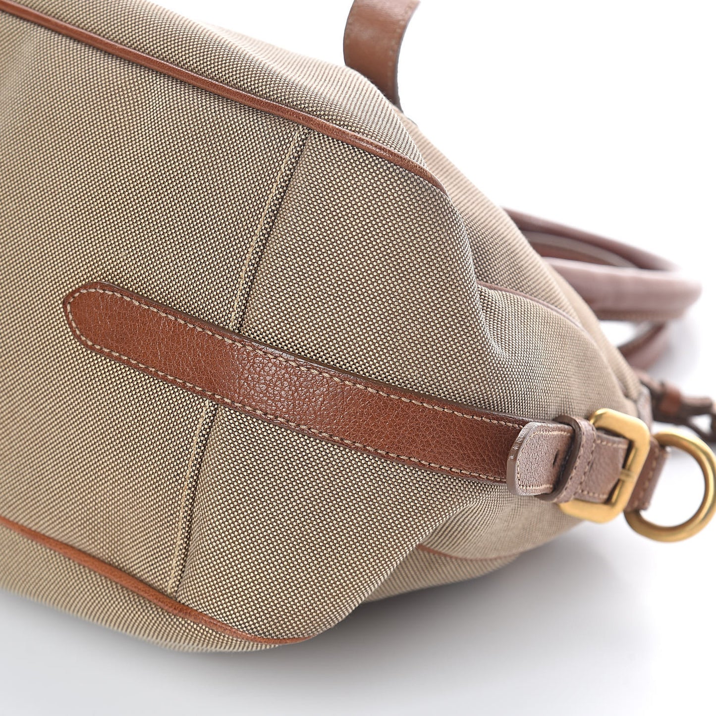 Jacquard Logo Handbag Corda Brandy
