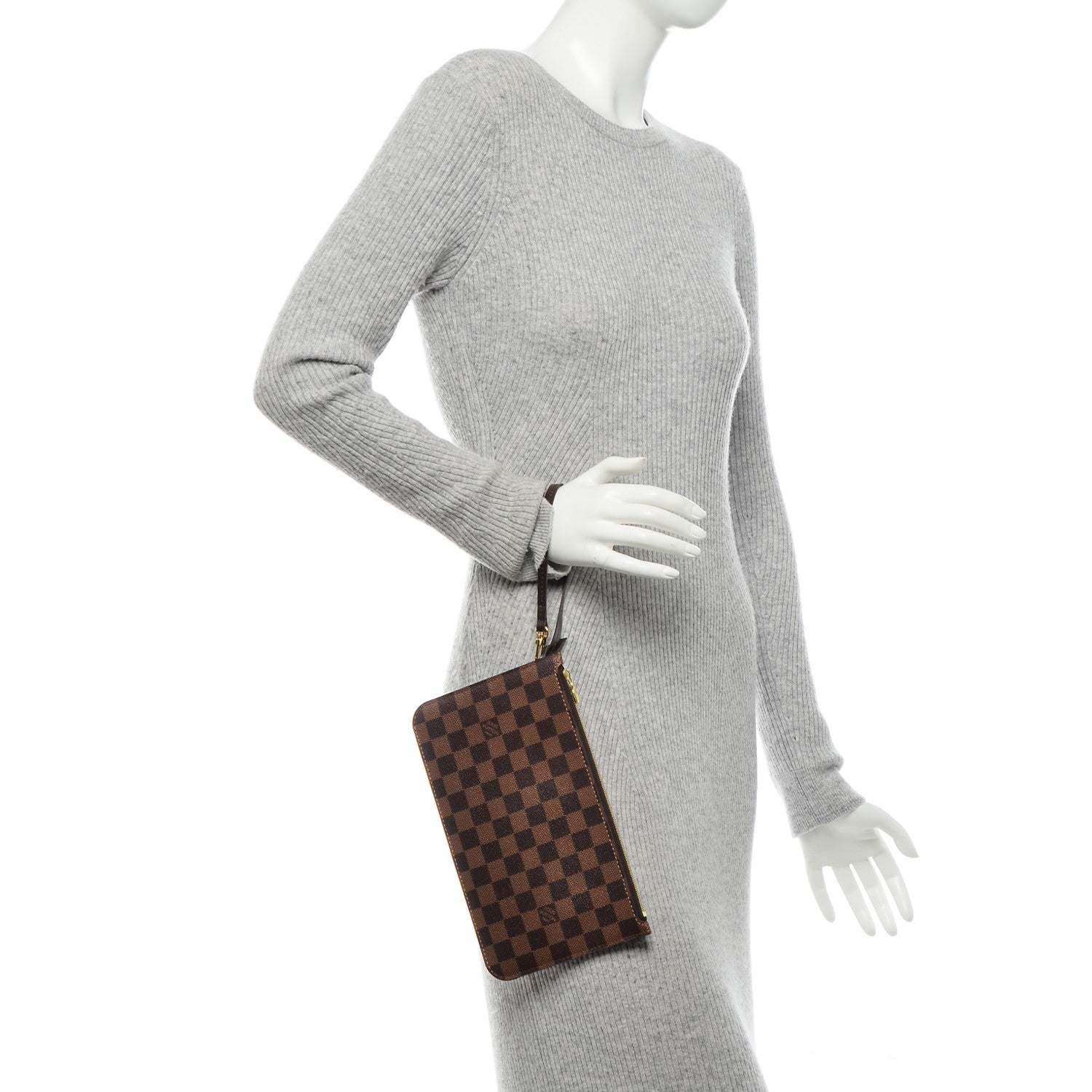 Louis Vuitton Damier Ebene Neverfull MM GM Pochette 2 of 6