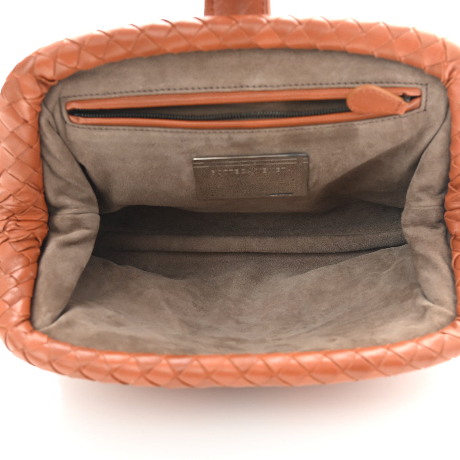Bottega Veneta Nappa Intrecciato The Lauren 1980 Clutch Camel 5 of 6
