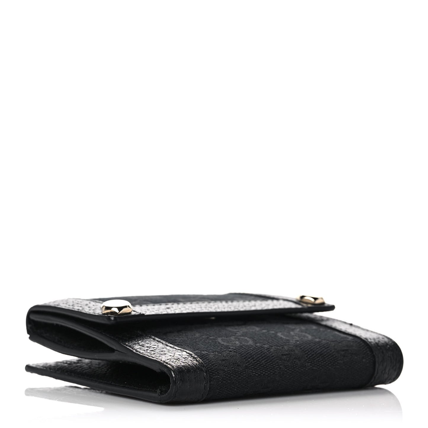 Monogram Charmy French Flap Wallet Black