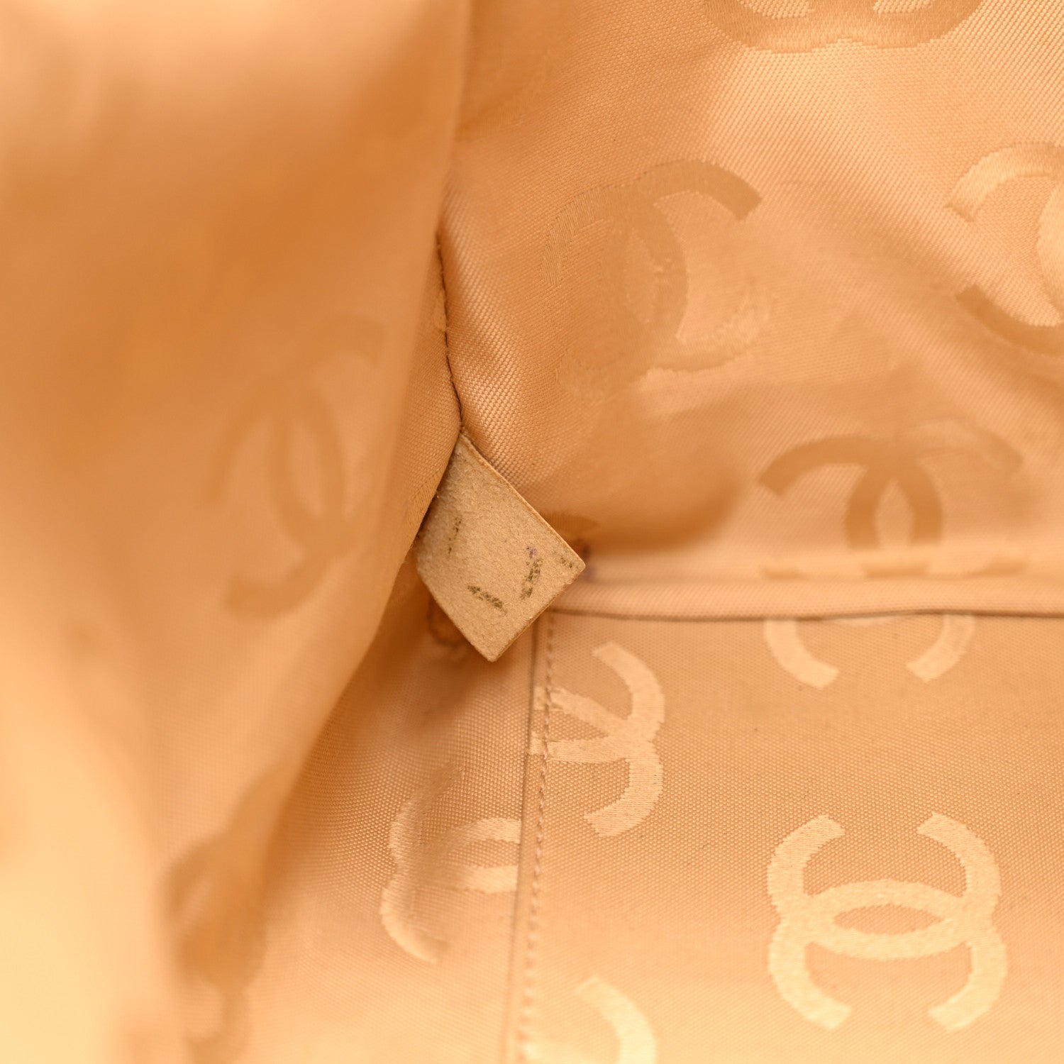 Chanel Calfskin Wild Stitch Medium Tote Beige 6 of 15
