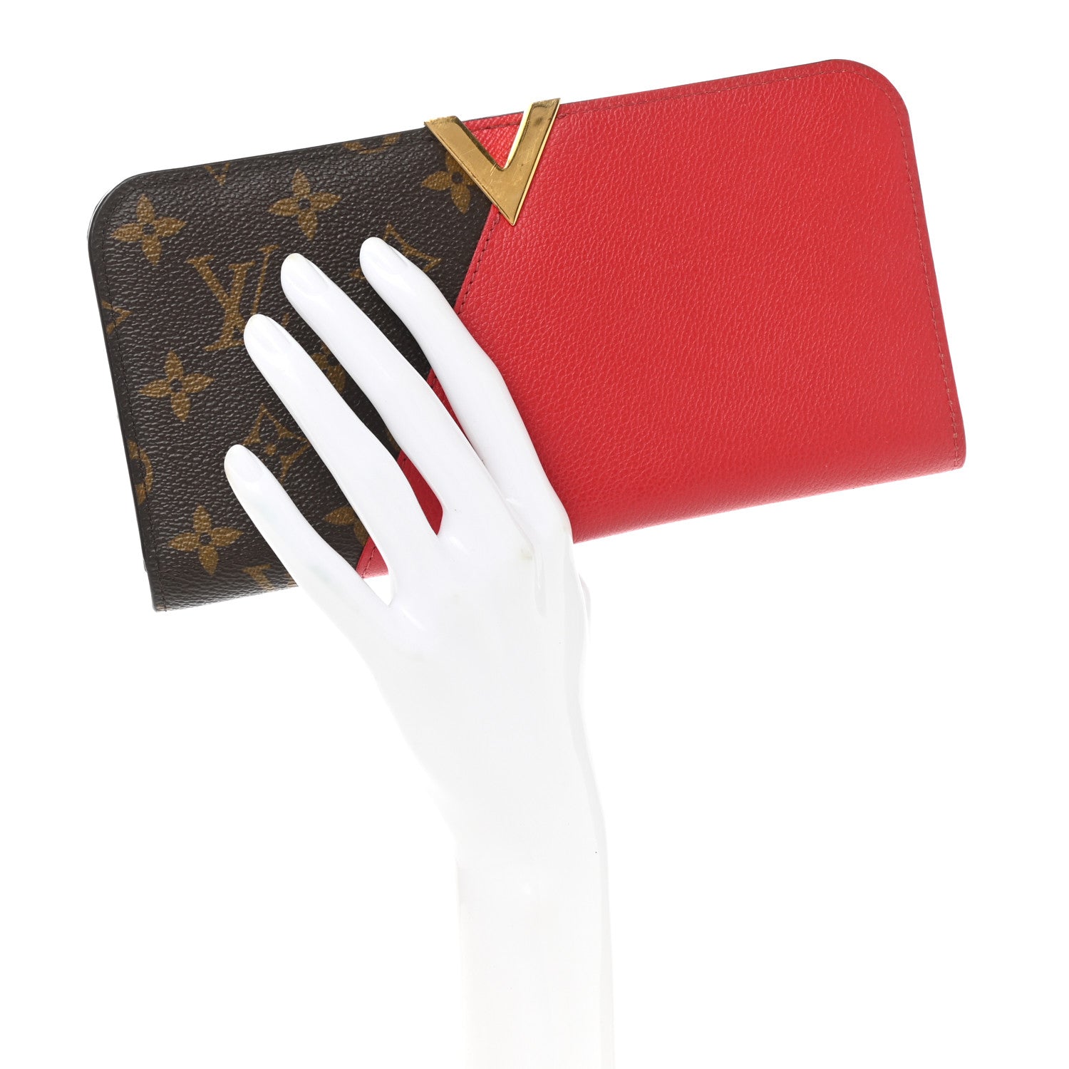 Louis Vuitton Monogram Calfskin Kimono Wallet Cherry 2 of 6
