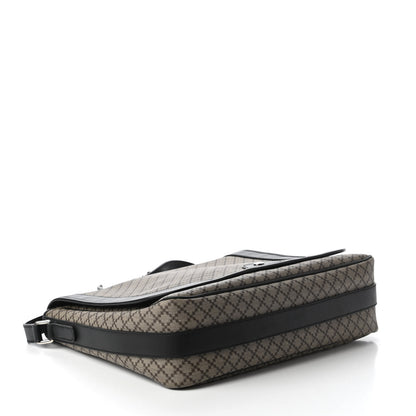 Gucci Diamante Large Flap Messenger Bag Beige Black 4 of 11