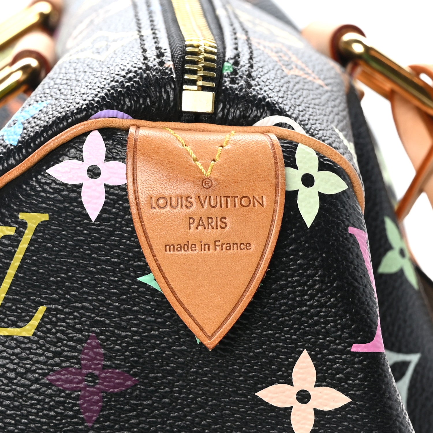 Louis Vuitton Monogram Multicolor Speedy 30 Black 6 of 11