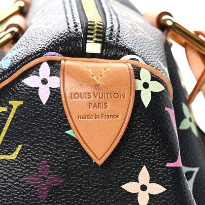 Louis Vuitton Monogram Multicolor Speedy 30 Black 6 of 11