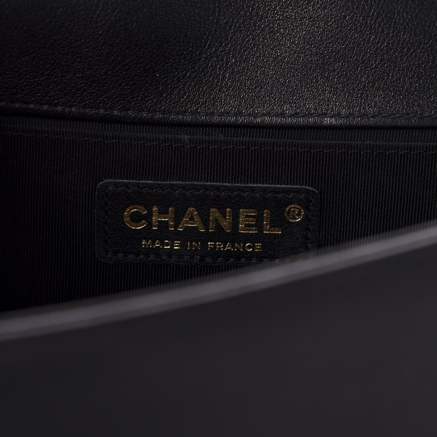 Calfskin Quilted Medium Boy Flap Black