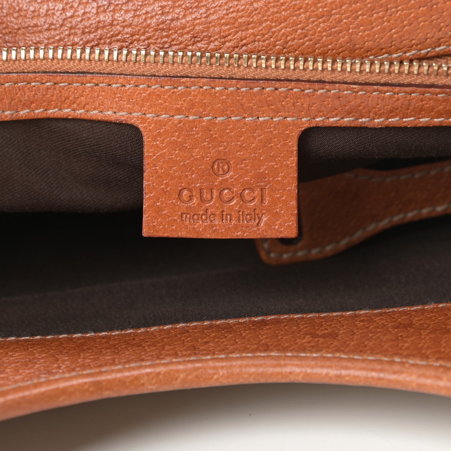 Gucci Monogram Horsebit Large Glam Shoulder Bag Brown 6 of 16