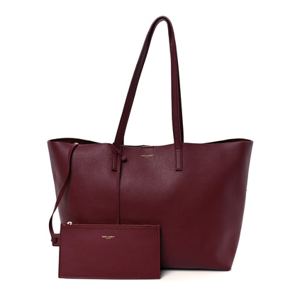 Saint Laurent Calfskin Large Shopping Tote Palissandre 3 of 21