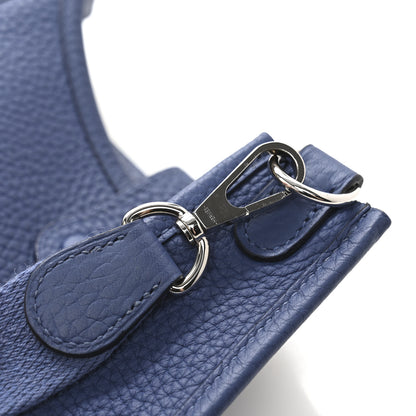 Hermes Taurillon Clemence Evelyne TPM Bleu Brighton 11 of 12