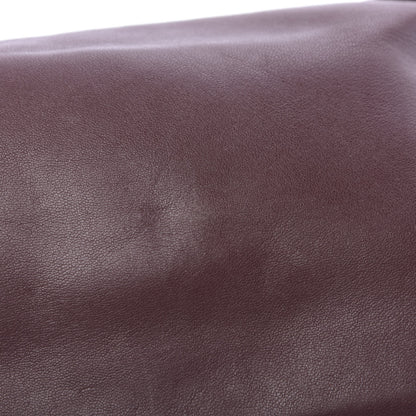 Celine Smooth Lambskin Small Trio Crossbody Bag Burgundy 10 of 17
