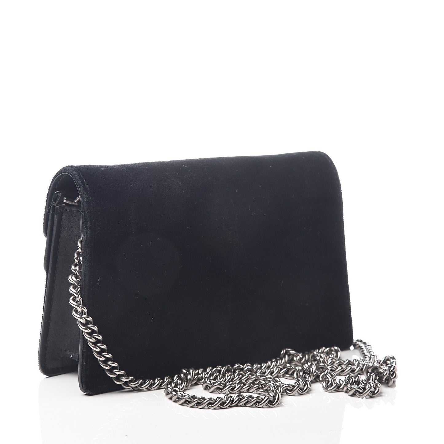 Velvet Super Mini Dionysus Shoulder Bag Black