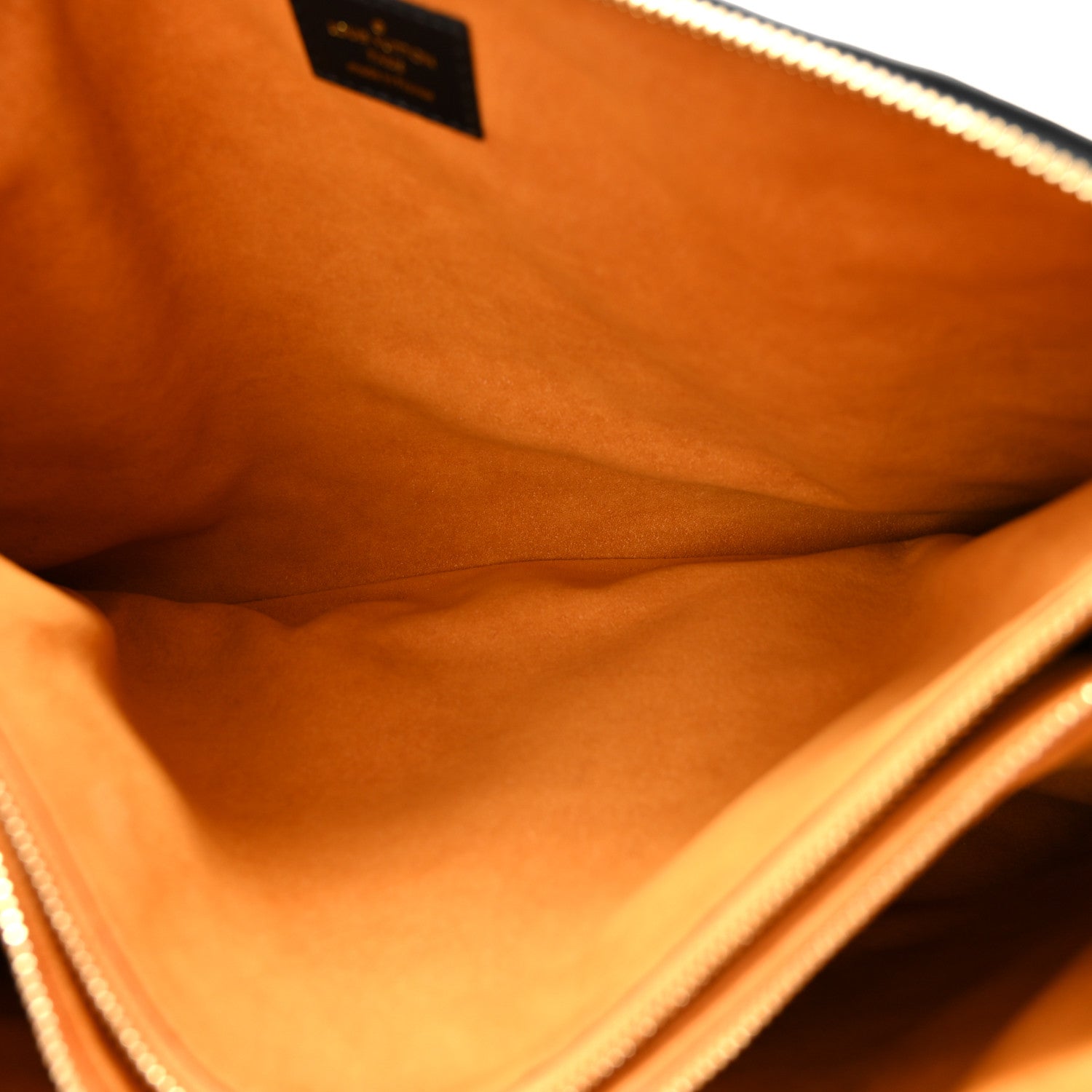 Louis Vuitton Lambskin Embossed Monogram Coussin MM Black 6 of 10
