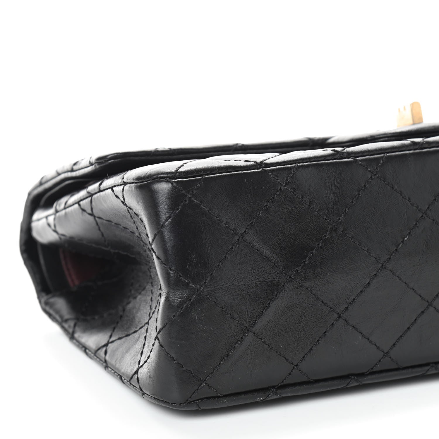 Chanel Aged Calfskin Quilted 2.55 Reissue 225 Flap Black 6 of 9