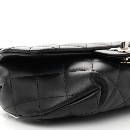 Chanel Calfskin Quilted CC Uniform Flap Belt Bag Black 9 of 10