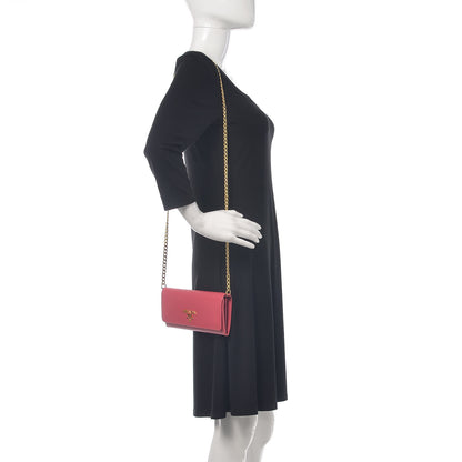 Prada Vitello Move Chain Wallet Peonia 2 of 10