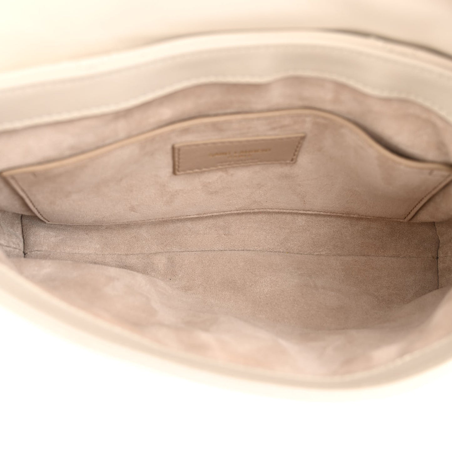 Lambskin Quilted Le 57 Diamond Shoulder Bag Crema Soft