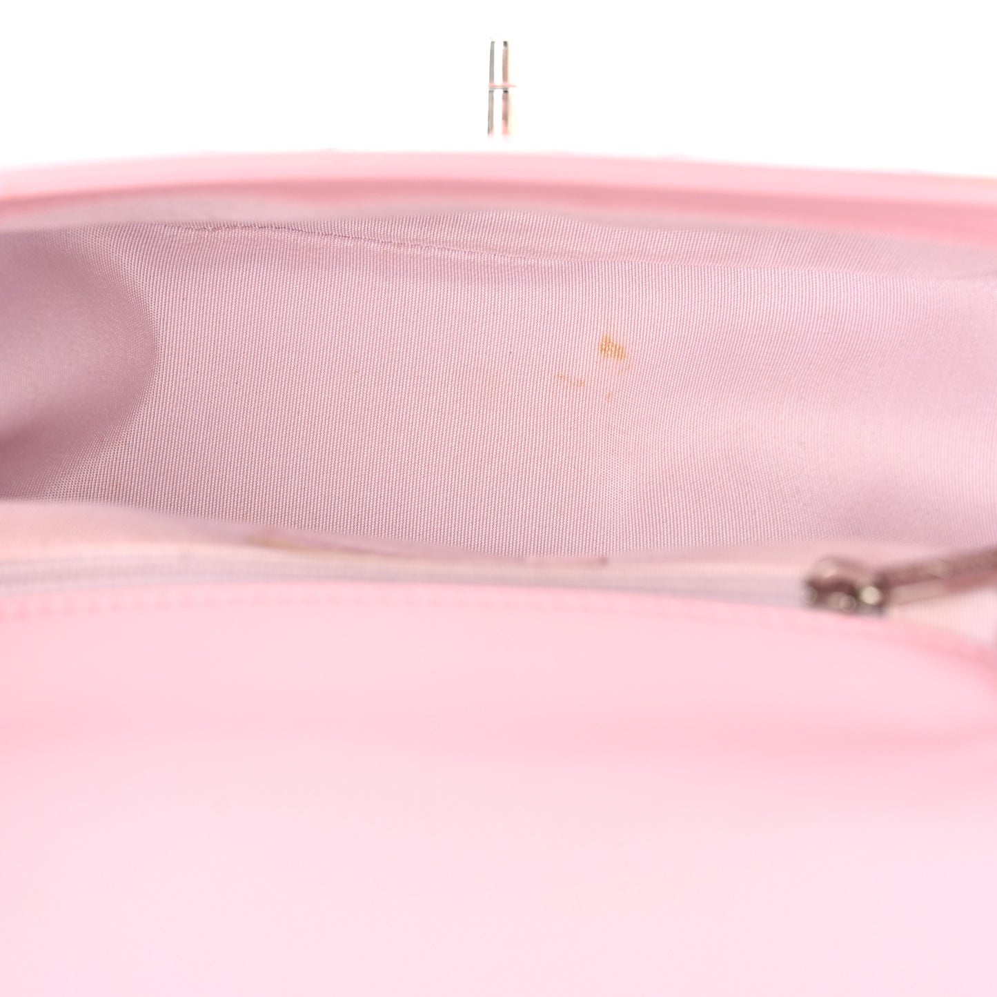 Calfskin Stitched Small Ring My Bag Flap Crossbody Pink