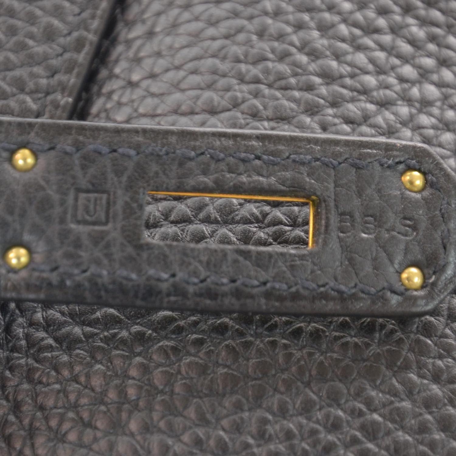 Hermes Togo Kelly 35 Black 6 of 9