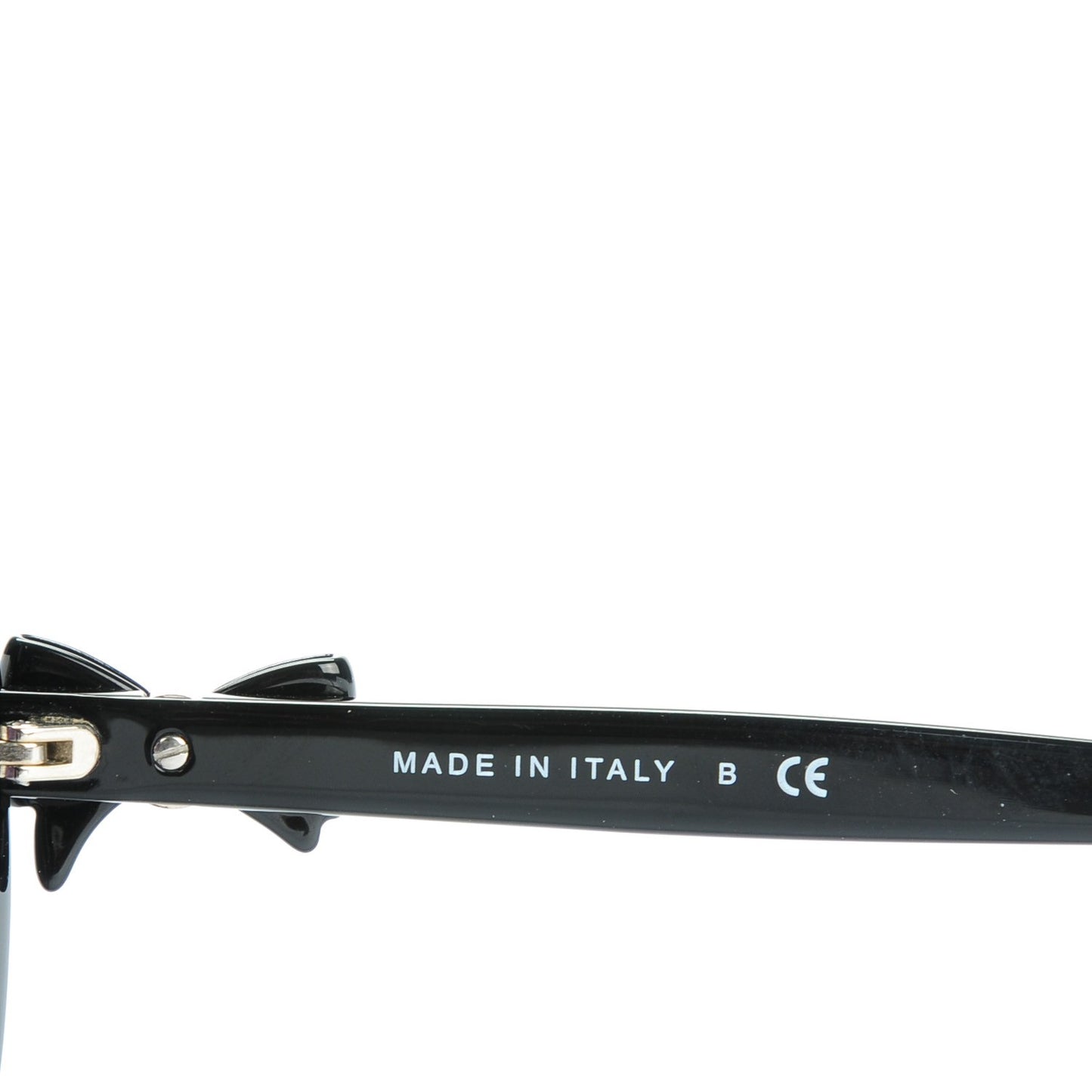 Acetate CC Bow Sunglasses 5171 Black White