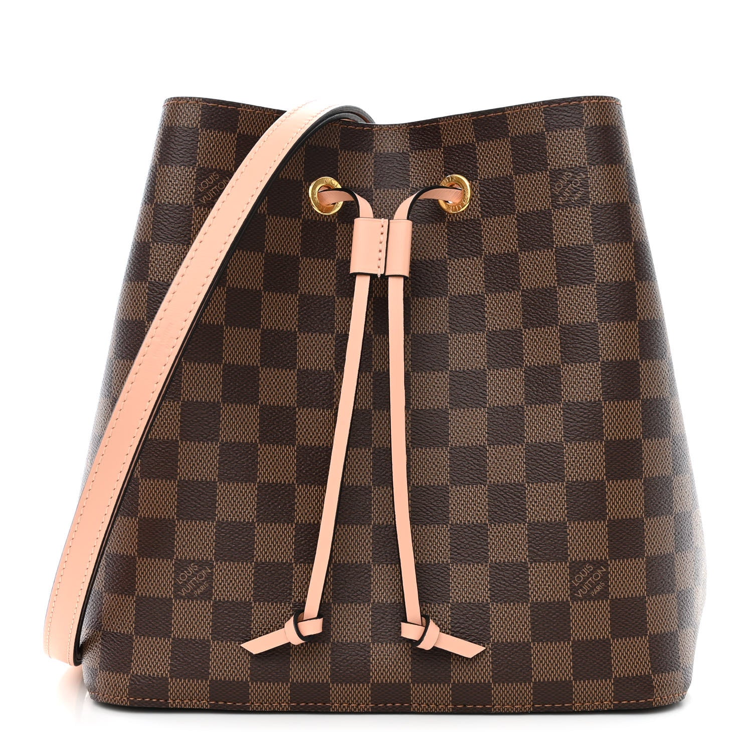 Louis Vuitton Damier Ebene Neonoe MM Venus Pink 1 of 10